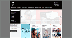 Desktop Screenshot of editorialparaisoperdido.com